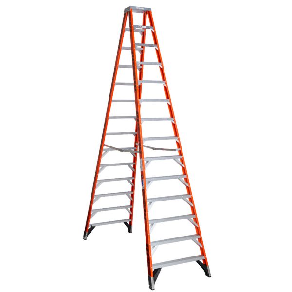 Werner 14Ft Fiberglass Twin Stepladder