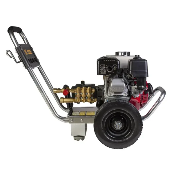 BE Power Equipment 2,500 PSI - 3.0 GPM Gas Pressure Washer with Honda GX200 Engine and AR Triplex Pump