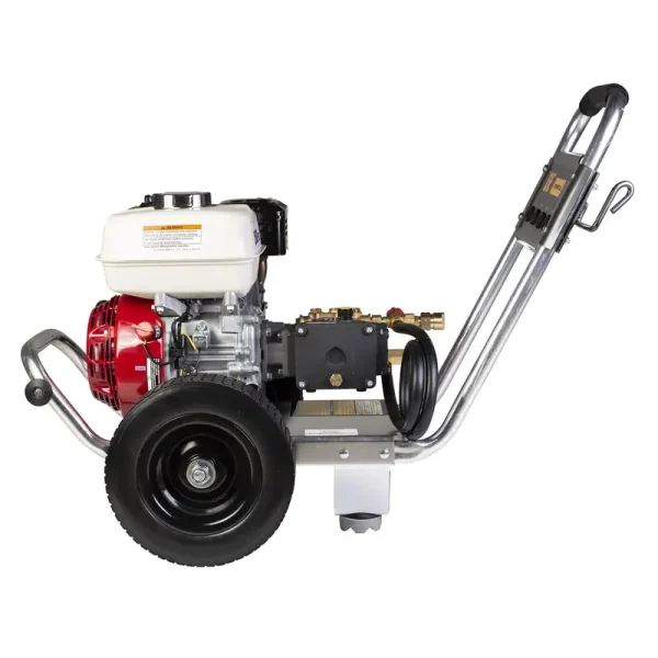 BE Power Equipment 2,500 PSI - 3.0 GPM Gas Pressure Washer with Honda GX200 Engine and AR Triplex Pump