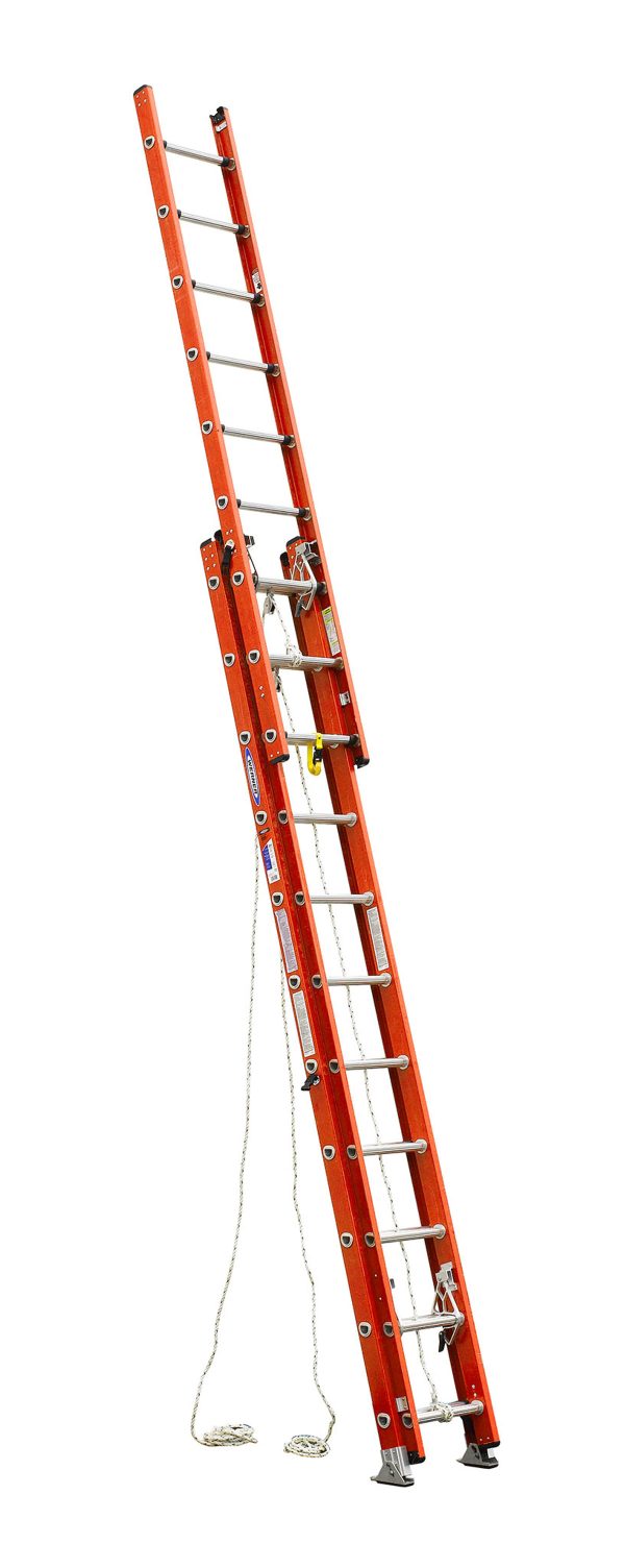 Werner 28ft Type IA Fiberglass D-Rung Extension Ladder - D6228-3 - Image 3