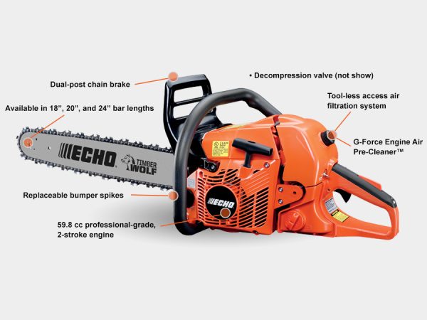 Echo CS-590 Timber Wolf Farm and Ranch Chainsaw