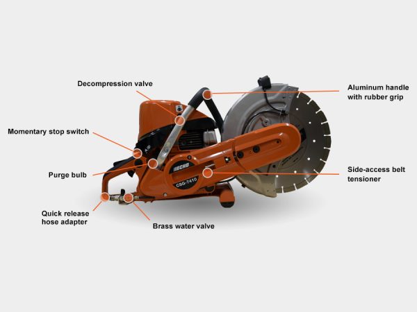 Echo CSG-7410 Saw - 14inch Quickie 2-Cycle For Rent