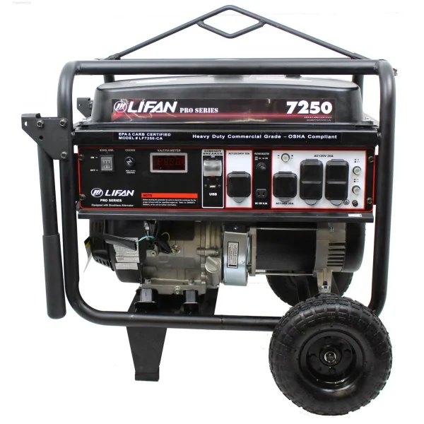 Lifan LF8750iE, 15hp,OHV Gasoline Powered Portable Generator