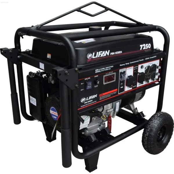 Lifan LF8750iE, 15hp,OHV Gasoline Powered Portable Generator