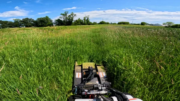 Quick Attach Industrial Mini Skid Steer Brush Cutter, Brush Mower For Rent