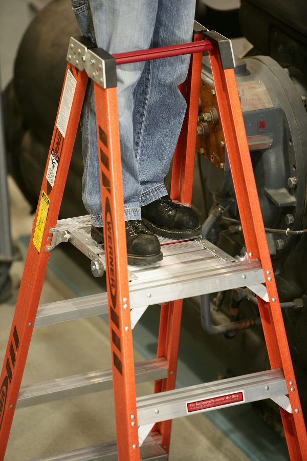 Werner 8ft Type IA Fiberglass Twin Ladder