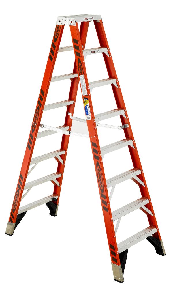 Werner 8ft Type IA Fiberglass Twin Ladder For Rent