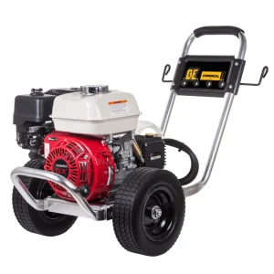 BE Power Equipment 2,500 PSI - 3.0 GPM Gas Pressure Washer with Honda GX200 Engine and AR Triplex Pump