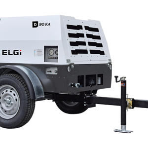 Elgi D90KA 90 CFM Portable Rotary Screw Air Compressor - Tow Behind