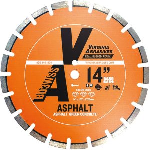 Virginia Abrasives Asphalt Diamond Blade